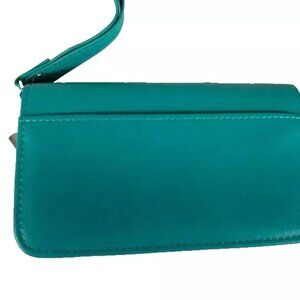 Gemline Lexi Wristlet Wallet Turquoise with Credit Card Holder 6" Strap